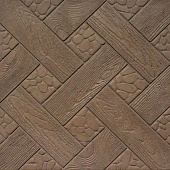 Плитка тротуарная Ялта коричневая 300х300х30мм (11шт/м2)