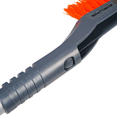 Щетка от снега со скребком с телескопической ручкой с мягкой щетиной 60,5-86см AIRLINE AB-R-10 Щетка от снега со скребком с телескопической ручкой с мягкой щетиной 60,5-86см AIRLINE AB-R-10