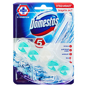 Подвесной блок для унитаза Domestos Power 5 Кристальная Чистота 50гр ХД Подвесной блок для унитаза Domestos Power 5 Кристальная Чистота 50гр ХД