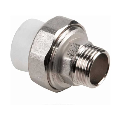 Муфта комб разъемная НР 25х1/2" PPR Муфта комб разъемная НР 25х1/2" PPR