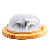 Светильник влагозащищенный круг Camelion 1302D Цвет КЛЁН "Открытый" 60Вт Светильник влагозащищенный круг Camelion 1302D Цвет КЛЁН "Открытый" 60Вт