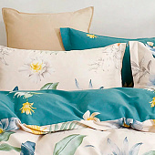  Комплект постельного белья 1,5 спальный Cleo Satin de Luxe сатин 15/828-SK/CH 