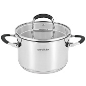 Кастрюля с крышкой. ручками-трансформерами Servitta 3,5 л Terso Sr0282 Кастрюля с крышкой. ручками-трансформерами Servitta 3,5 л Terso Sr0282