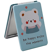 Зеркало "Be happy enjoy the moment", blue Зеркало "Be happy enjoy the moment", blue