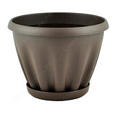 Кашпо "Знатный" 3,9л шоколад Мп303Ш Кашпо "Знатный" 3,9л шоколад Мп303Ш
