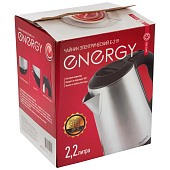 Чайник Energy E-219 стальной, 1500Вт, 2.2л, нерж.сталь Чайник Energy E-219 стальной, 1500Вт, 2.2л, нерж.сталь