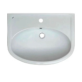  Тумба Эко 60 напольная лиственница с раковиной Уют 60 ZM 