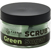  Скраб-мусс для тела сахарный Fabrik cosmetology Sugar Green Scrub 200мл 