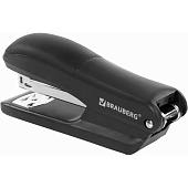  Степлер №24/6, 26/6 Brauberg "SX-39", до 25 листов, черный, 228590 