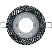 Светильник точечный встраиваемый GX53 NGX-R11 круг черн хром 93075 (d110х20/монтажн d90) /Navigator Светильник точечный встраиваемый GX53 NGX-R11 круг черн хром 93075 (d110х20/монтажн d90) /Navigator