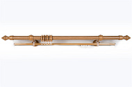 Карниз с U-шиной 280см бук с пласт. элем. d28 Карниз с U-шиной 280см бук с пласт. элем. d28