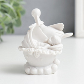 Фигурка полистоун "Аист с малышом" 7,5х5х6,2 см 1541439 Фигурка полистоун "Аист с малышом" 7,5х5х6,2 см 1541439