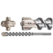  Бур по бетону 6x160мм SDS-plus, c крест. пластиной Makita 4Cutter 