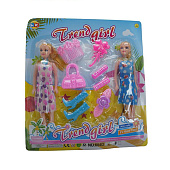 Куклы Блондинки, 2 шт + аксессуары, 684Е Куклы Блондинки, 2 шт + аксессуары, 684Е