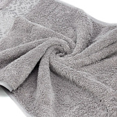 Полотенце 50х90 махровое DAMASK хлопок серый Полотенце 50х90 махровое DAMASK хлопок серый