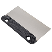 Шпатель зубчатый для клея 200мм, А2, нержавеющая сталь, зуб 2х2мм, DECOR Шпатель зубчатый для клея 200мм, А2, нержавеющая сталь, зуб 2х2мм, DECOR