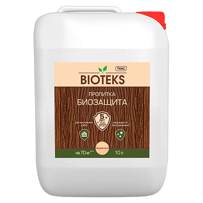  Пропитка Биозащита BIOTEKS бесцветная 10л 