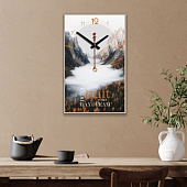 Часы-картина настенные интерьерные Горы плавный ход 57 х 35 х 4 см 9612326 Часы-картина настенные интерьерные Горы плавный ход 57 х 35 х 4 см 9612326
