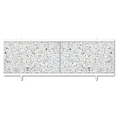 Экран для ванны Кварт 1,48 м Серая мозаика МетаКам Экран для ванны Кварт 1,48 м Серая мозаика МетаКам