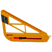 Нож, 18 мм, выдвижное лезвие, для резки обоев, линейка// Sparta Нож, 18 мм, выдвижное лезвие, для резки обоев, линейка// Sparta