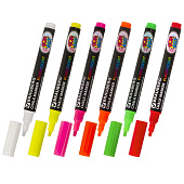  Маркеры меловые 6цв BRAUBERG, POP-ART 3,5 мм, стираемые, 151526 