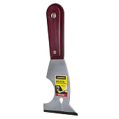 Шпатель-скребок 75мм, пластмассовая ручка, STAYER Шпатель-скребок 75мм, пластмассовая ручка, STAYER