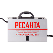 Сварочный полуавтомат инверторный Ресанта САИПА-200C MIG 5в1, 15-200А, d электрода 0,6-1,0мм