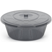 Таз 10л Хозяюшка с крышкой М1294 Таз 10л Хозяюшка с крышкой М1294