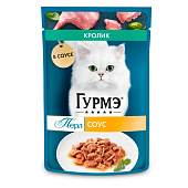  Влажный корм Гурмэ Перл Соус Кролик 75г 