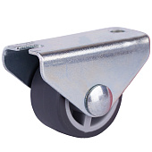 Опора колесная неповор.на площ. 25мм пласт/резина (серый 1 шт)(30кг) Опора колесная неповор.на площ. 25мм пласт/резина (серый 1 шт)(30кг)