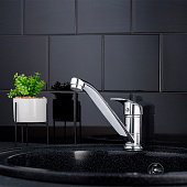  Смеситель для кухни картридж 35см SL85-004FBS-25 РМС 