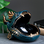 Подставка конфетница Пиранья, синяя, 18х28х16 см, 7357595 Подставка конфетница Пиранья, синяя, 18х28х16 см, 7357595