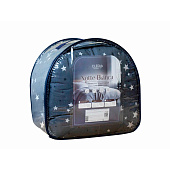  Комплект постельного белья 2 спальный Cleo сатин Notte Bianca с одеялом 22/005-NBO 