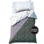 Комплект постельного белья Этель 1,5 сп Starry sky бязь 5017257 Комплект постельного белья Этель 1,5 сп Starry sky бязь 5017257