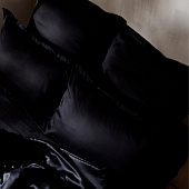 Наволочка SL Home Tencel 70х70+3 см , цв. чёрный 10285386