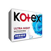 Гигиенические прокладки Котекс Ультра Сетч Найт 7 шт Гигиенические прокладки Котекс Ультра Сетч Найт 7 шт
