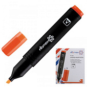  Текстовыделитель Attomex 1-4мм оранжевый с клипом скошенный плоск.корп.(12/144/864) /5045302/ 