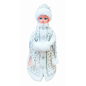 Игрушка-кукла Снегурочка Царская Белая, 44 см, в упаковке