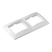 Рамка 2-м горизонт. бел.(C0044)/UNIVersal Севиль Рамка 2-м горизонт. бел.(C0044)/UNIVersal Севиль