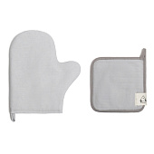  Кухонный набор 2 предмета Этель Home цв. светло-серый 10472199 