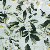  Скатерть (рогожка) Доляна Apple flowers, 146х180 см 9322505 