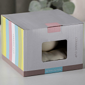 Чайная пара керамическая с ложкой «Зефирка», 2 предмета 250 мл, цвет бежевый 6248592 Чайная пара керамическая с ложкой «Зефирка», 2 предмета 250 мл, цвет бежевый 6248592