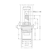  Кран-букса для смесителя 1/2" квадрат шток 7х7мм 90° металлокерамика 575-001 