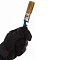  Кисть плоская Лаки 25х10мм, синтетическая щетина, синяя пластиковая ручка, АКОР 