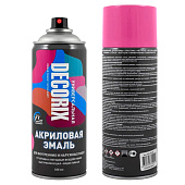 Эмаль аэрозольная универсальная Малиновый DECORIX, 520мл. Эмаль аэрозольная универсальная Малиновый DECORIX, 520мл.