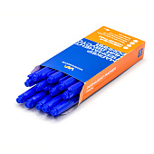 Маркер перманентный, синий, 0,5-1мм, двухсторонний Маркер перманентный, синий, 0,5-1мм, двухсторонний