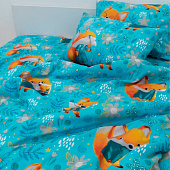 Комплект постельного белья 1,5 спальный Mariya DeLuxe Лисички 500104/1 Комплект постельного белья 1,5 спальный Mariya DeLuxe Лисички 500104/1