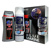  Подарочный набор Blue Marine Sport мужской (Шампунь 250 мл + Пена для бритья 200 мл) 