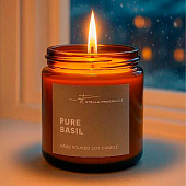  Свеча ароматическая "PURE BASIL" 90 гр. 