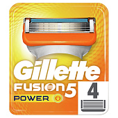 Сменные кассеты для бритья GL Fusion Power 4шт